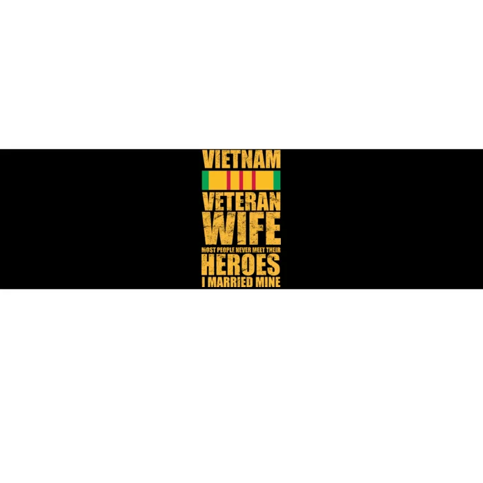 Vietnam Veteran Wife Bumper Sticker