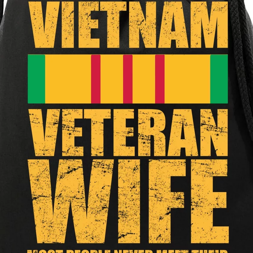 Vietnam Veteran Wife Drawstring Bag