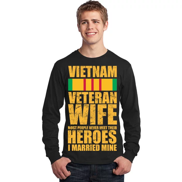 Vietnam Veteran Wife Tall Long Sleeve T-Shirt