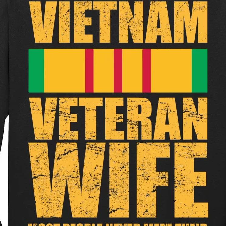 Vietnam Veteran Wife Tall Long Sleeve T-Shirt