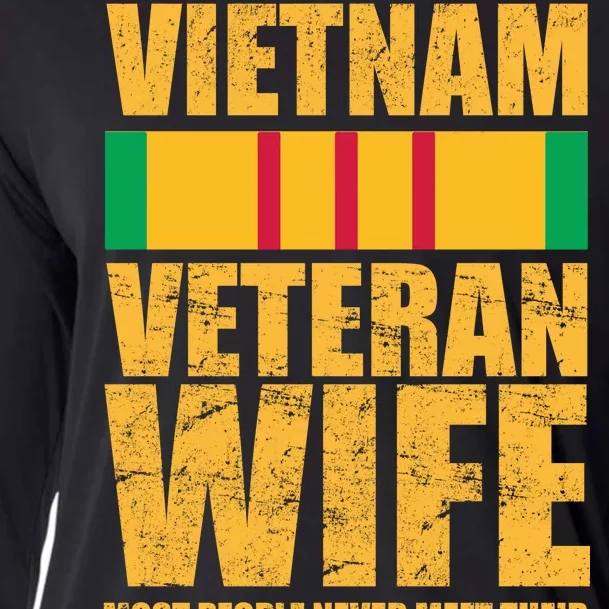 Vietnam Veteran Wife Cooling Performance Long Sleeve Crew