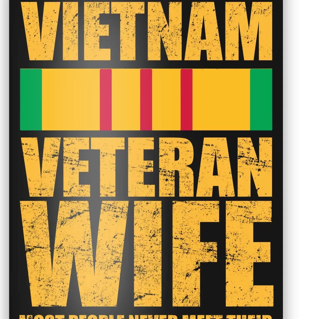 Vietnam Veteran Wife Poster