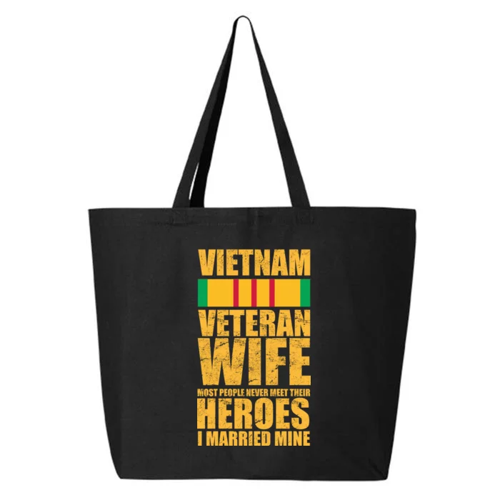 Vietnam Veteran Wife 25L Jumbo Tote