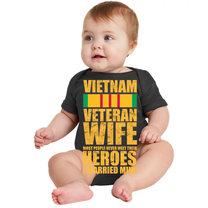 Vietnam Veteran Wife Baby Bodysuit