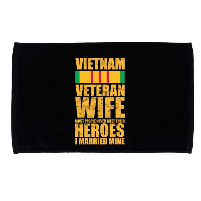 Vietnam Veteran Wife Microfiber Hand Towel