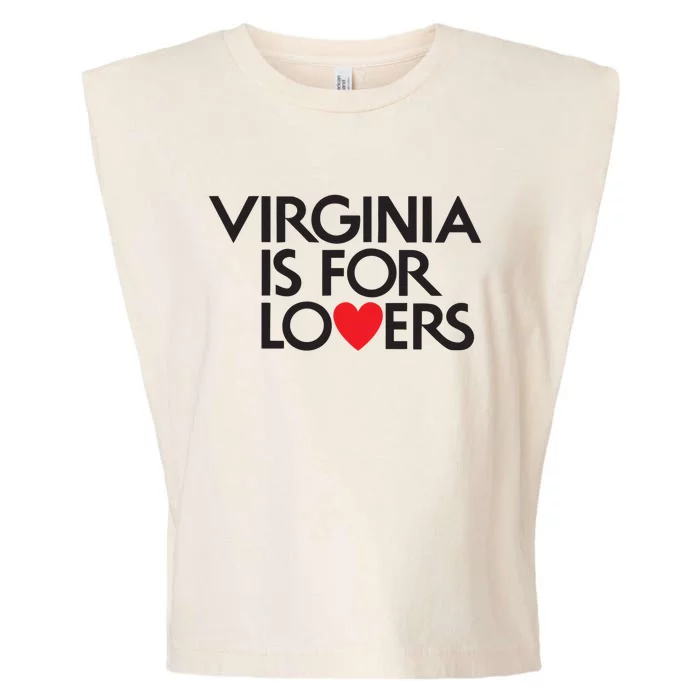 Virginia Is For Lovers Love Gift Virginia State Garment-Dyed Women's Muscle Tee