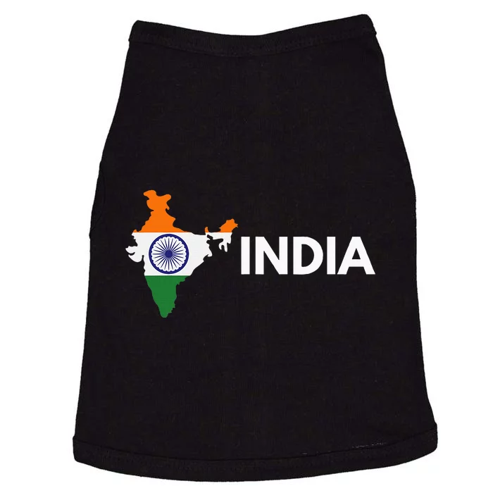 Vintage India Flag Indian Outdoor Trip In India Doggie Tank