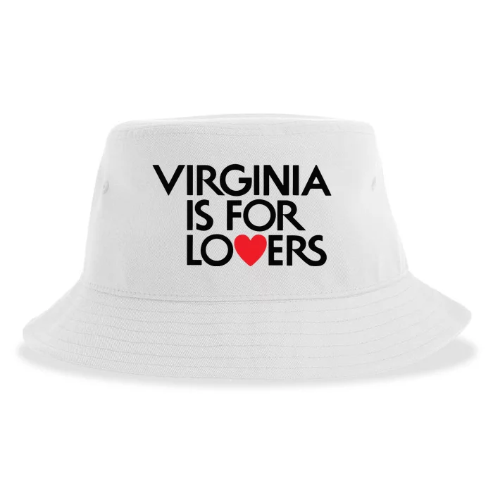 Virginia Is For Lovers Love Gift Virginia State Sustainable Bucket Hat