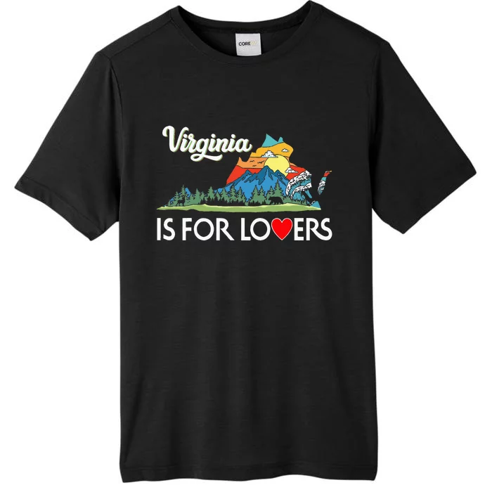 Virginia Is For The Lovers For  Women ChromaSoft Performance T-Shirt