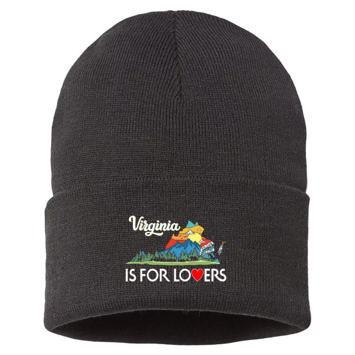 Virginia Is For The Lovers For  Women Sustainable Knit Beanie