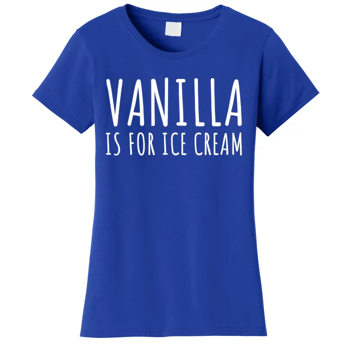 Vanilla Is For Ice Cream Swingers / Freaky Product Cute Gift Women's T-Shirt