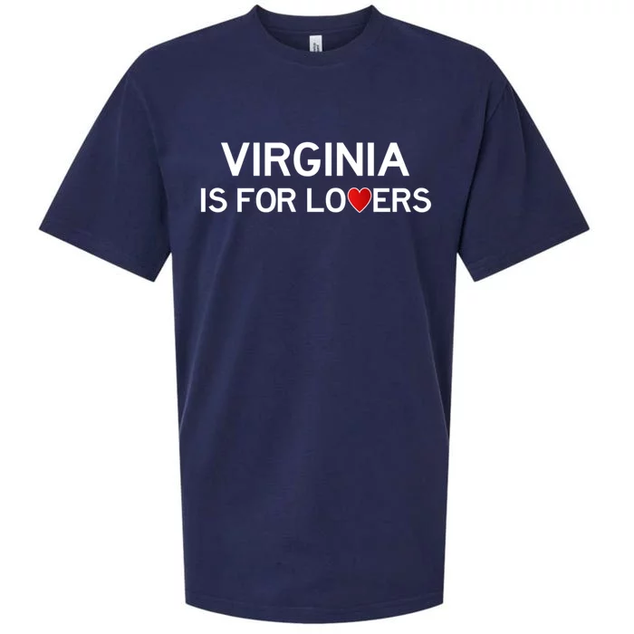 Virginia Is For The Lovers Gift Cool Gift Sueded Cloud Jersey T-Shirt