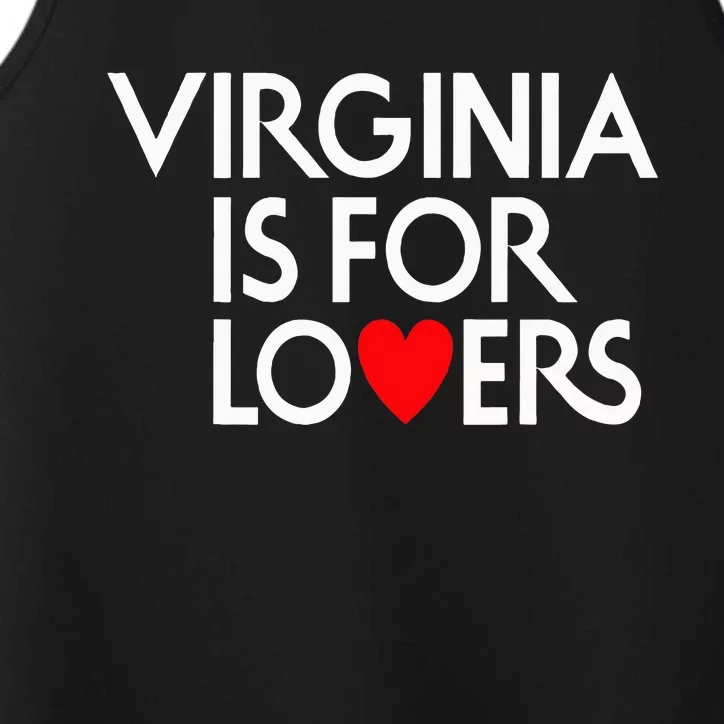 Virginia Is For The Lovers Performance Tank