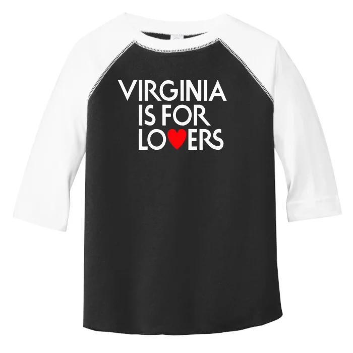 Virginia Is For The Lovers Toddler Fine Jersey T-Shirt