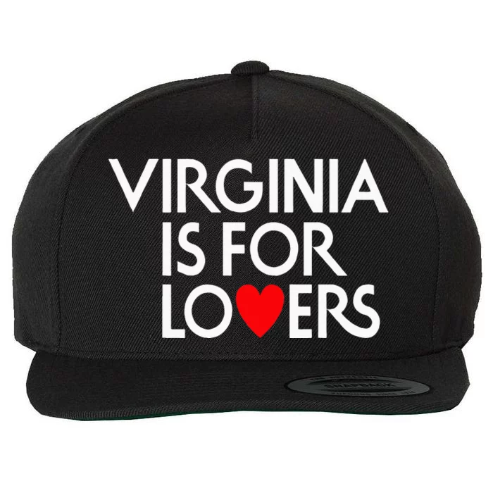 Virginia Is For The Lovers Wool Snapback Cap