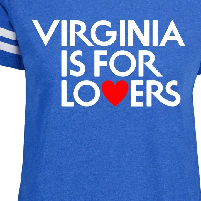 Virginia Is For Lovers Enza Ladies Jersey Football T-Shirt