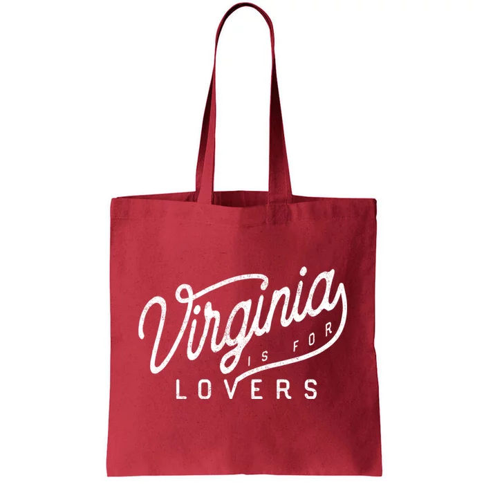 Virginia Is For Lovers Simple Vintage Tote Bag | TeeShirtPalace