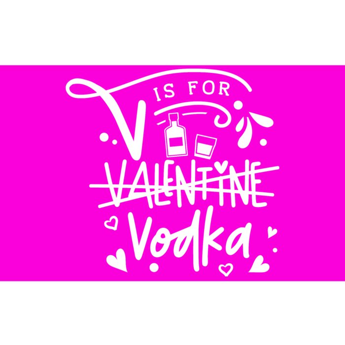 V Is For Valentine Vodka Gift Bumper Sticker