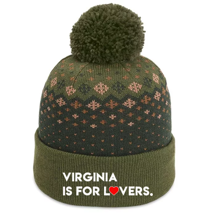 Virginia Is For The Lovers Funny Cool For Men Women The Baniff Cuffed Pom Beanie