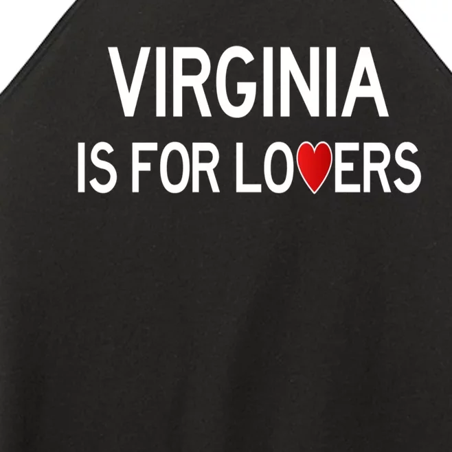 Virginia Is For The Lovers Gift Women’s Perfect Tri Rocker Tank