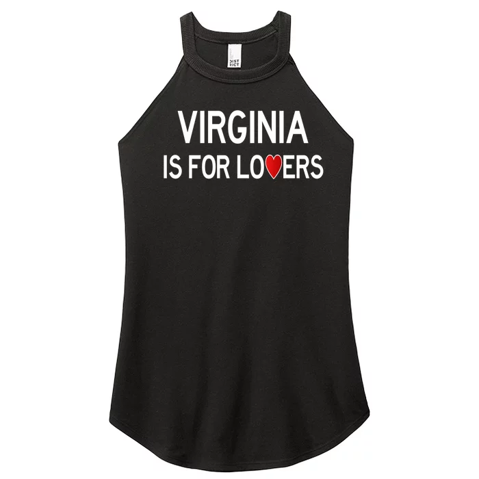 Virginia Is For The Lovers Gift Women’s Perfect Tri Rocker Tank