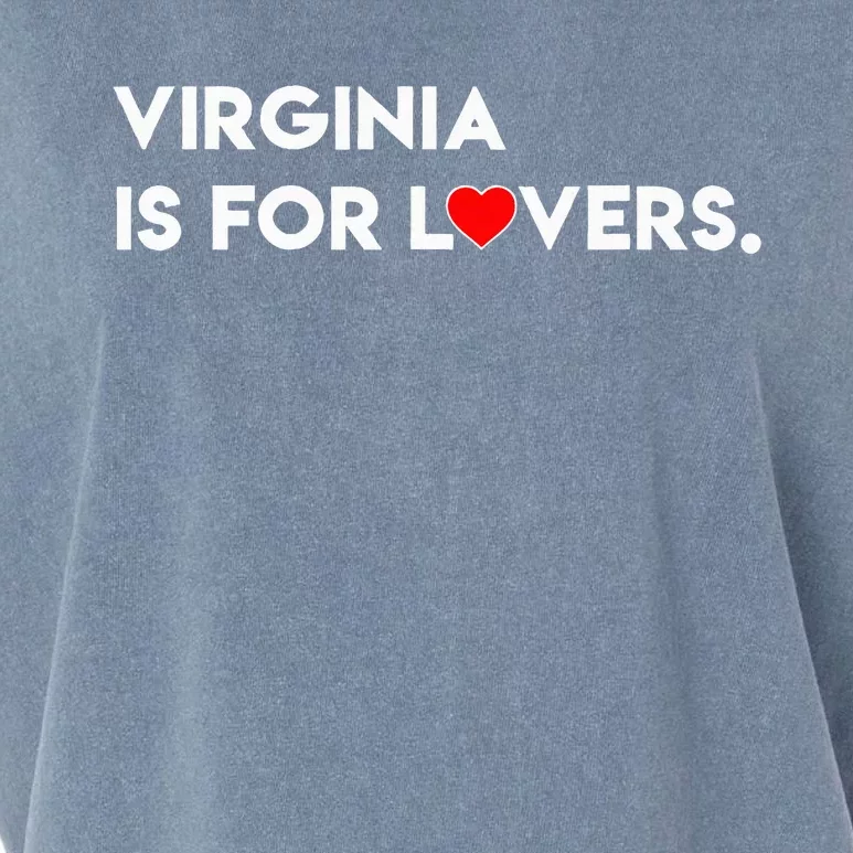 Virginia Is For The Lovers Funny Cool Garment-Dyed Women's Muscle Tee