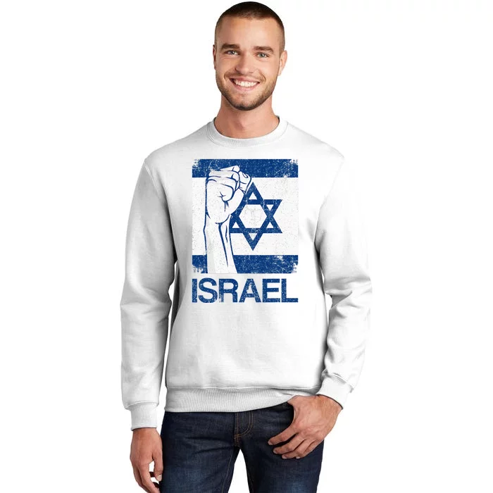 Vintage Israeli Flag Souvenir Sweatshirt