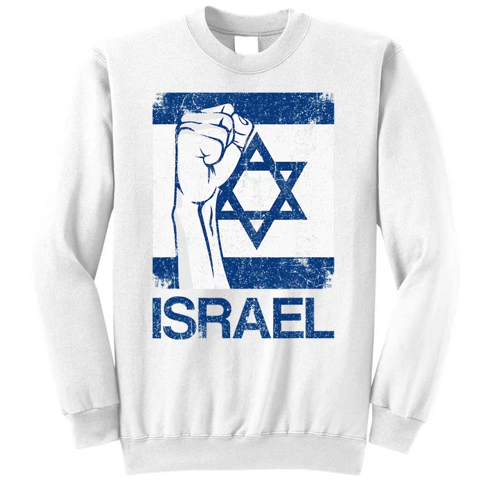 Vintage Israeli Flag Souvenir Sweatshirt