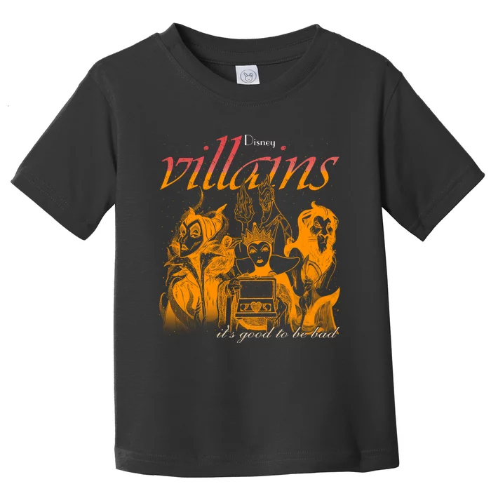 Villains Its Good To Be Bad Retro Maleficent Evil Queen Hades Jafa Toddler T-Shirt