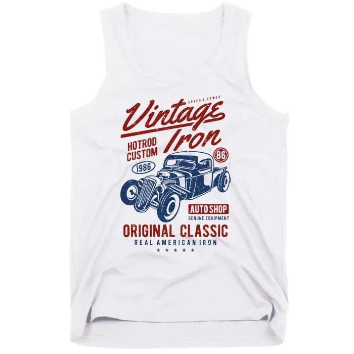 Vintage Iron Hot Rod Custom Original Classic Tank Top