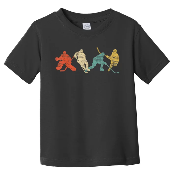 Vintage Ice Hockey Gift Toddler T-Shirt