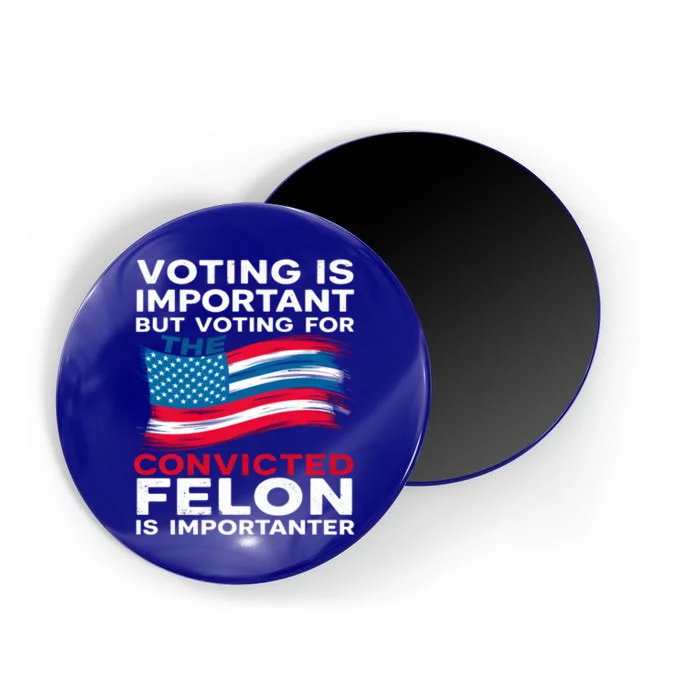 Voting Is Important But Voting For The Convicted Felon Gift Magnet