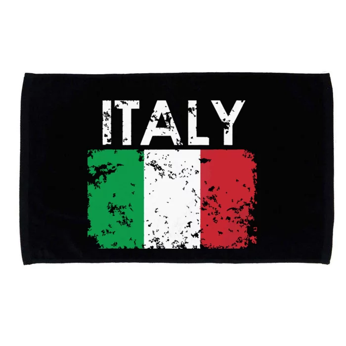 Vintage Italian Italy Flag Pride Gift Microfiber Hand Towel