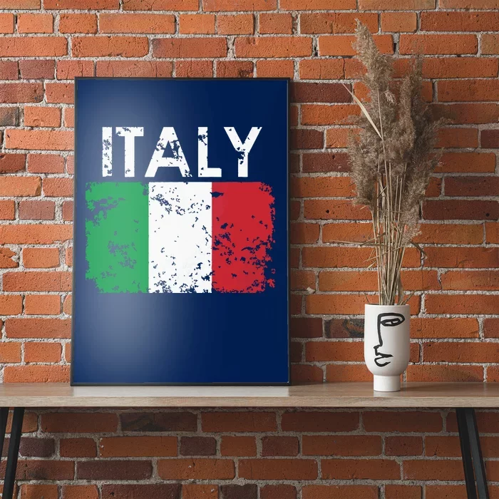 Vintage Italian Italy Flag Pride Gift Poster