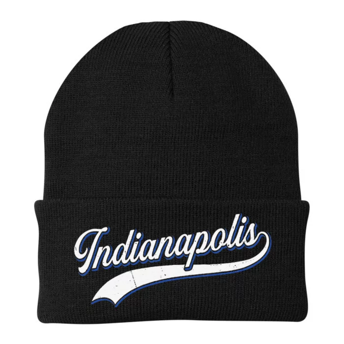 Vintage Indianapolis Indiana Knit Cap Winter Beanie