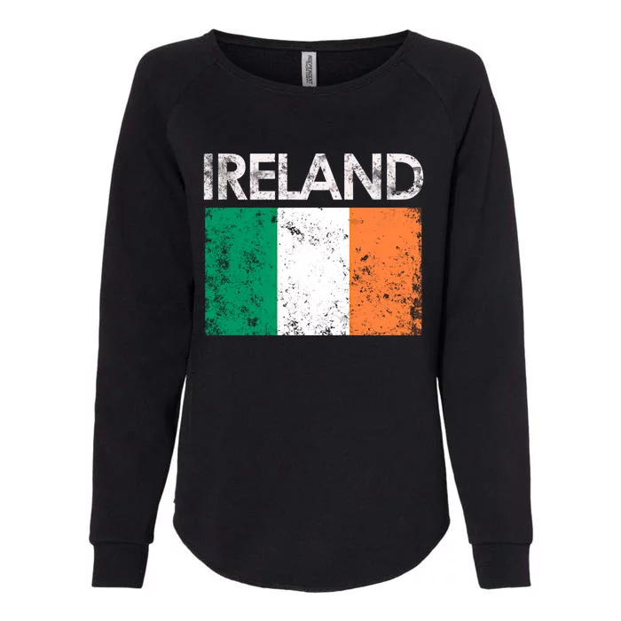 Vintage Ireland Irish Flag Pride Gift Cool Gift Womens California Wash Sweatshirt