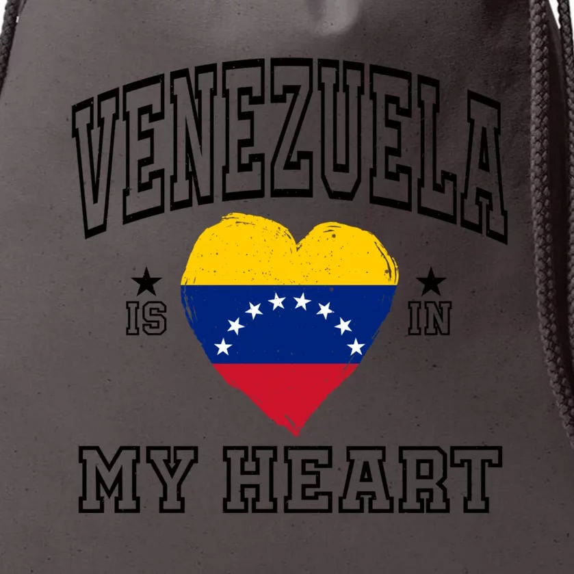 Venezuela Is In My Heart Proud Throwback Souvenir Gift Drawstring Bag