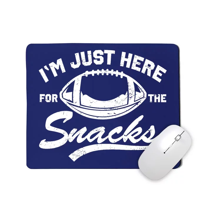 Vintage I'm Just Here For The Snacks Fantasy Football Mousepad