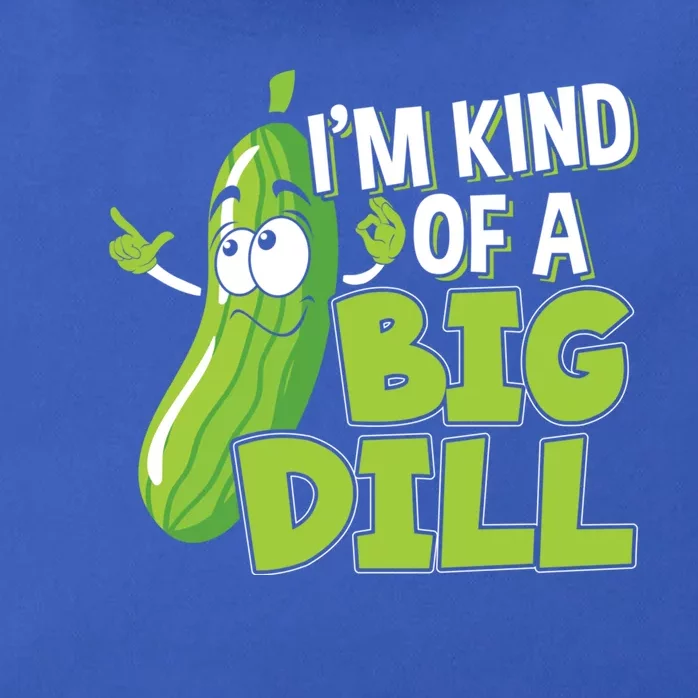 Vegan I'm Kind Of A Big Dill Gift Pickle Lover Cute Gift Zip Tote Bag