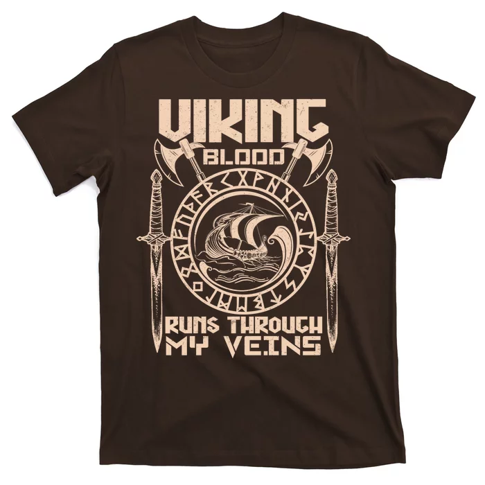 Viking Blood Runs Through My Veins T-Shirt