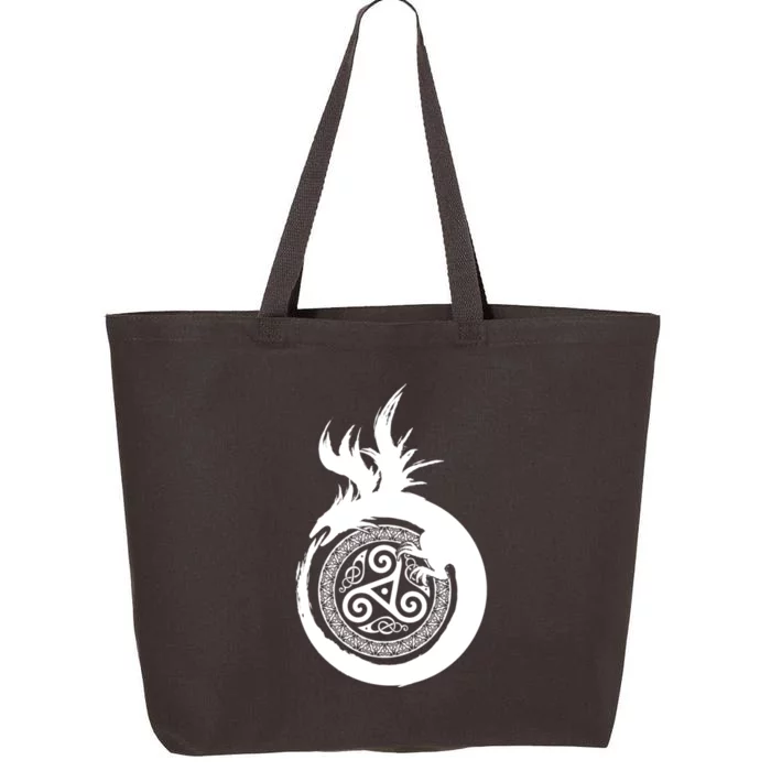 Viking Dragon Celtic Emblem 25L Jumbo Tote