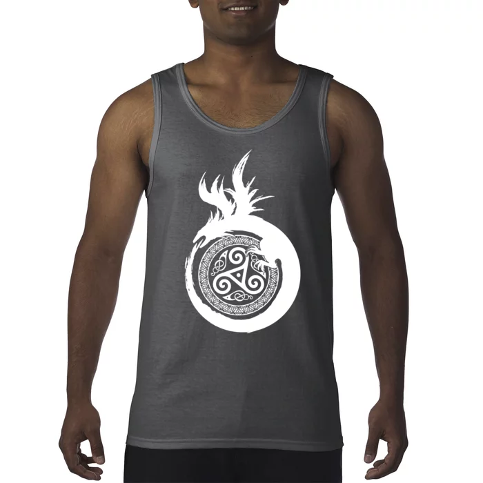 Viking Dragon Celtic Emblem Tank Top