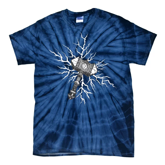 Viking Hammer Tie-Dye T-Shirt