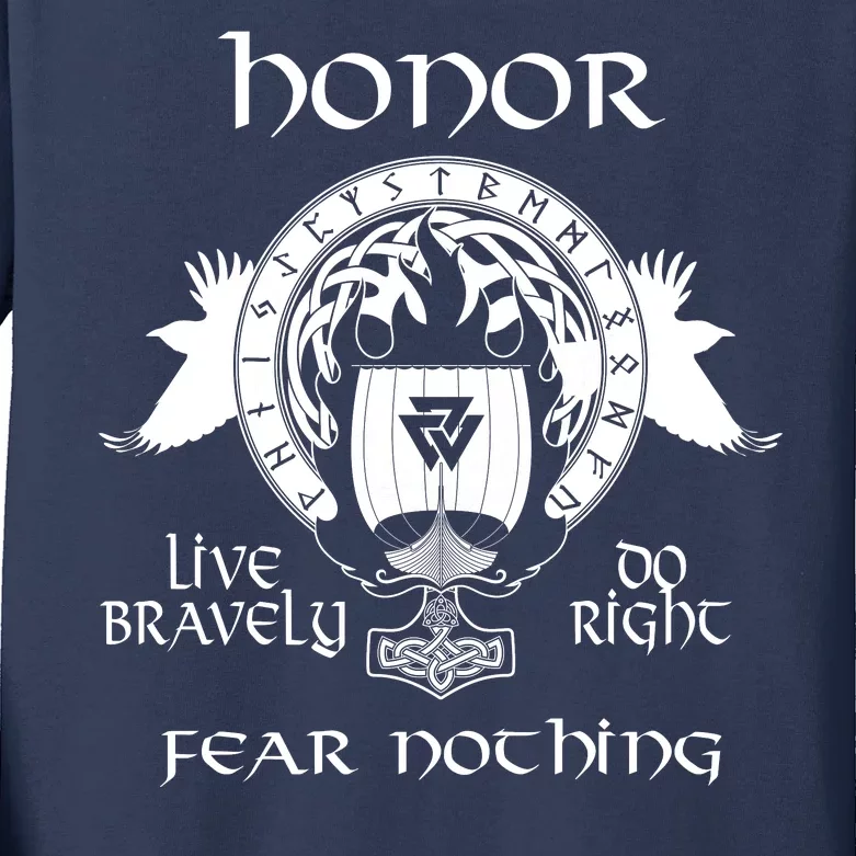 Viking Honor Kids Long Sleeve Shirt