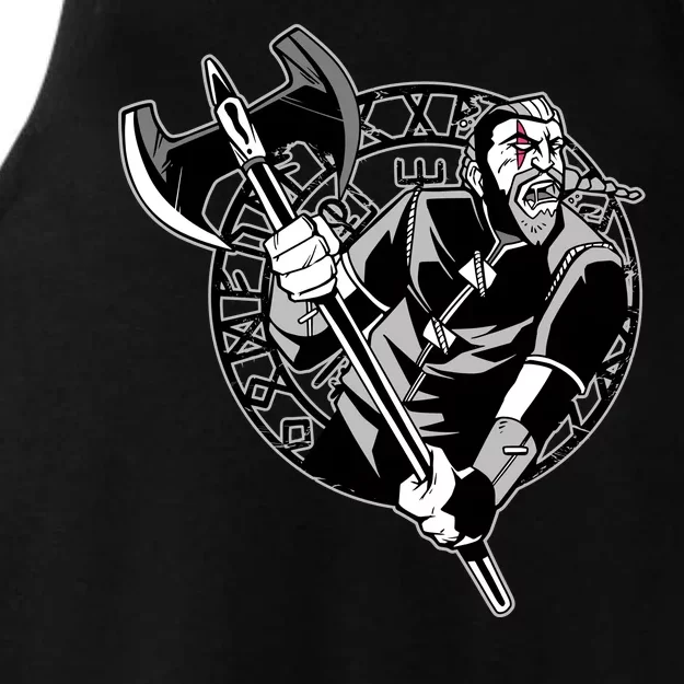 Viking Warrior Weapon Ladies Tri-Blend Wicking Tank