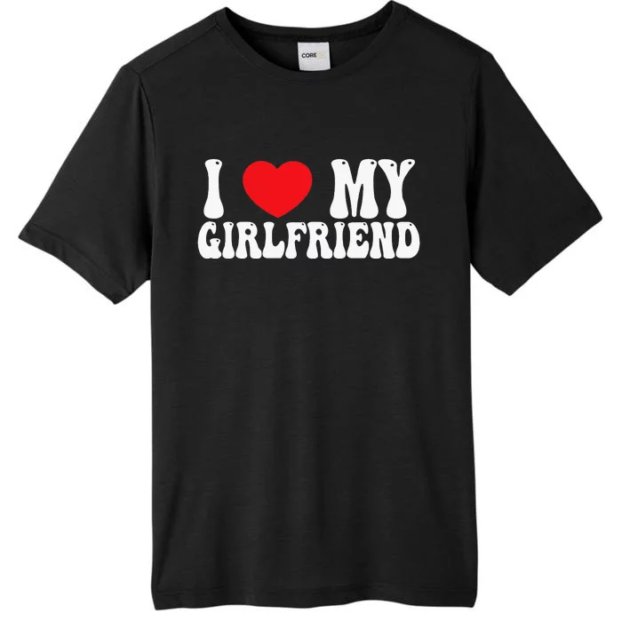 Valentine I Love My Girlfriend GF Red Heart Lover ChromaSoft Performance T-Shirt