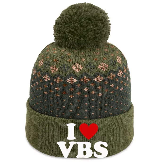 Vbs I Love Vacation Bible School Christian Vbs Church Jesus The Baniff Cuffed Pom Beanie