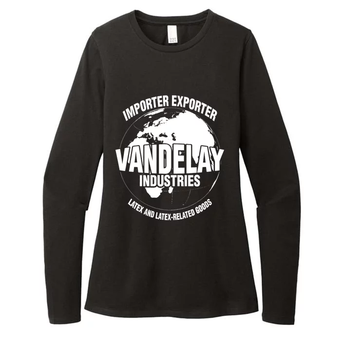 Vandelay Industries Latex Related Goods Funny Womens CVC Long Sleeve Shirt