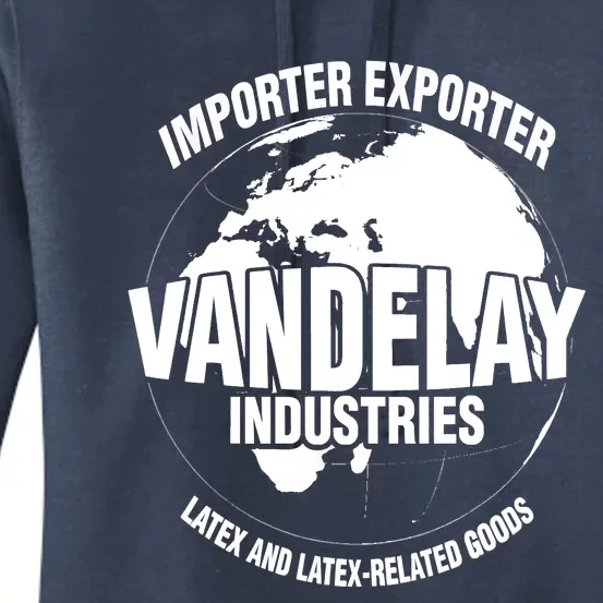 Vandelay Industries Latex Related Goods Funny Women's Pullover Hoodie