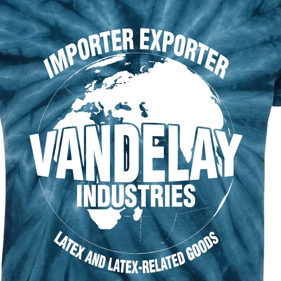 Vandelay Industries Latex Related Goods Funny Kids Tie-Dye T-Shirt